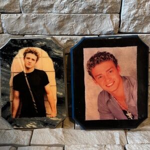 Justin Timberlake Wooden Wall Plaque One of a Kind RARE Collectable Memorabilia